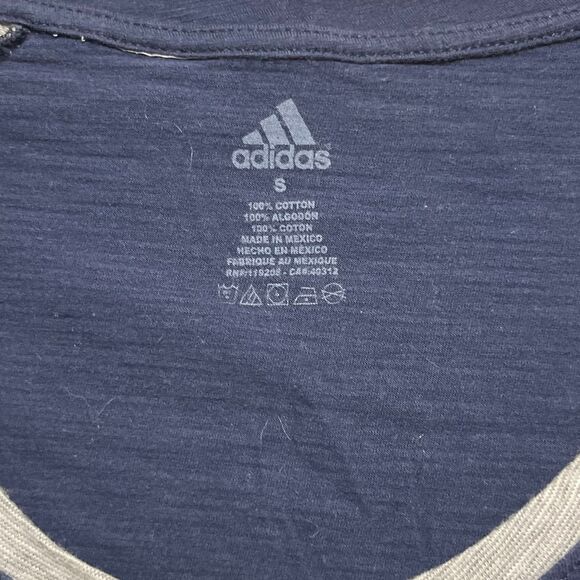 Adidas Women's Multicolor Michigan Wolverines Cotton Long Sleeve T-Shirt Small - Picture 4 of 8